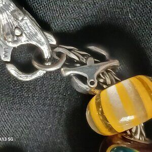 Authentic 925 Trollbeads and bracelet